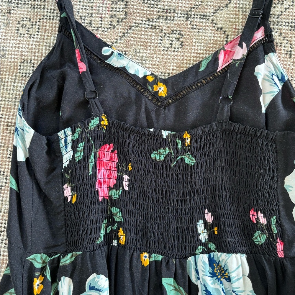 Old Navy maxi cami dress florals XS NWOT - Picture 3 of 7